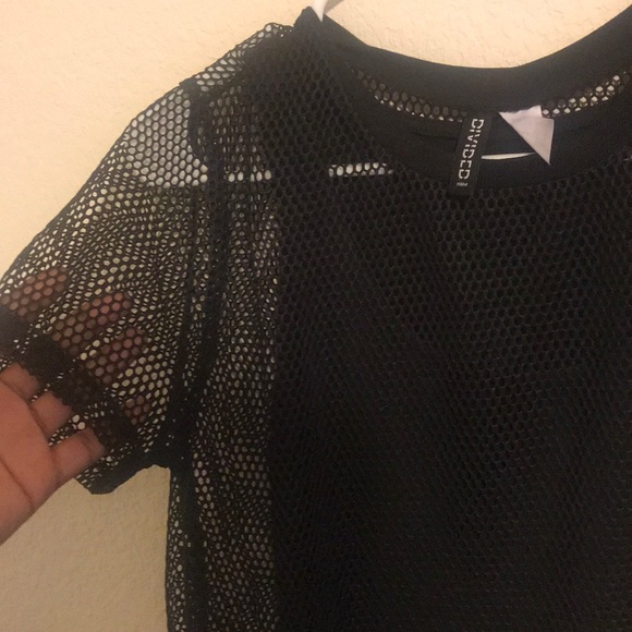 Black fishnet dress - Picture 2 of 4